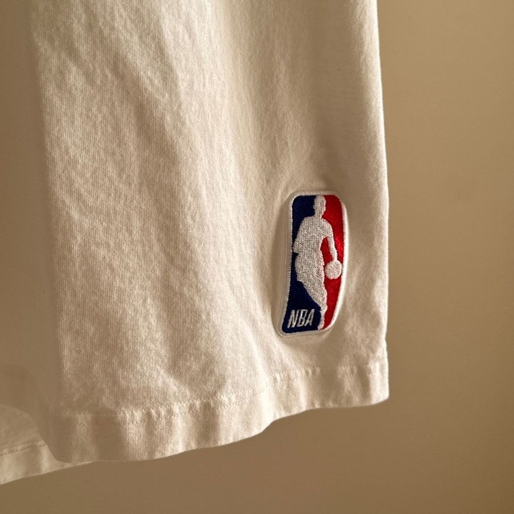 Louis Vuitton x NBA LV Virgil Abloh National Basketball Association White Tee - Picture 6 of 10